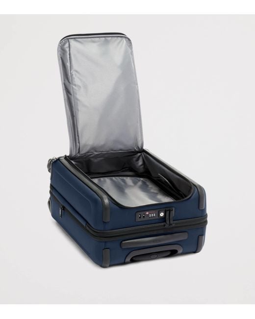 Tumi Blue Alpha 3 Continental Dual Access 4 Wheel Carry-On Suitcase