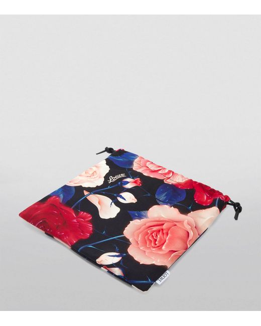 Loewe Paula's Ibiza Roses Drawstring Pouch in Blue | Lyst Canada