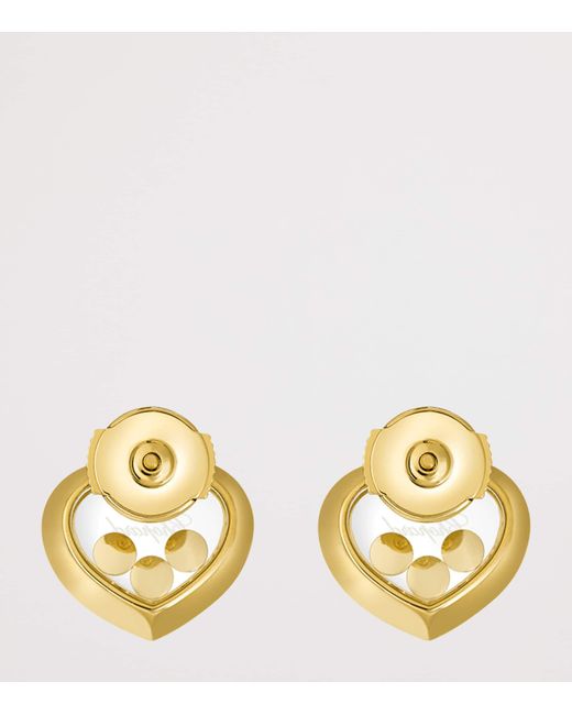 Chopard Metallic And Diamond Happy Diamonds Icons Earrings
