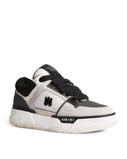 Amiri Brown Leather Ma-1 Low-top Sneakers for men
