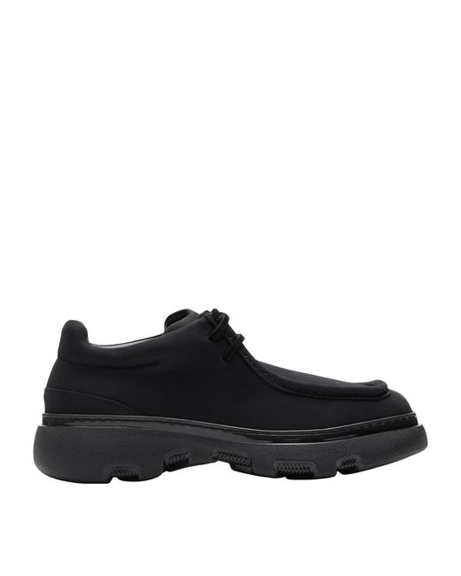Burberry Suede Creeper Shoes in Black for Men Lyst UK
