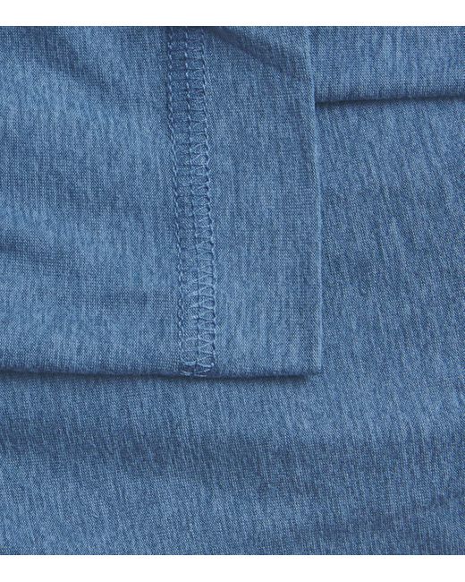 vuori Blue Strato Tech Hoodie for men