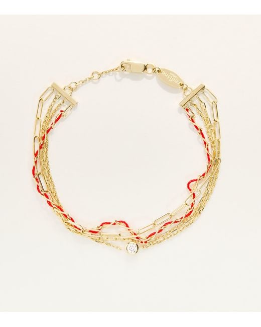RedLine Metallic And Diamond Generous Bracelet