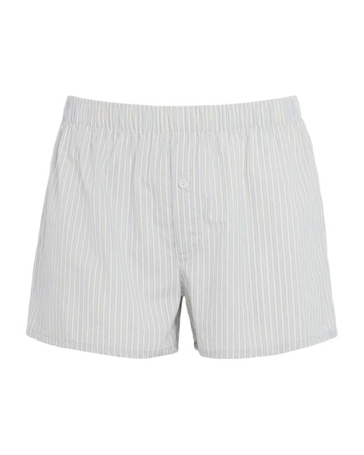 Hanro Gray Cotton Fancy Boxers for men