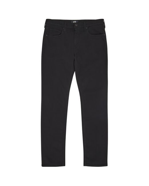 PAIGE Black Federal Slim Jeans for men