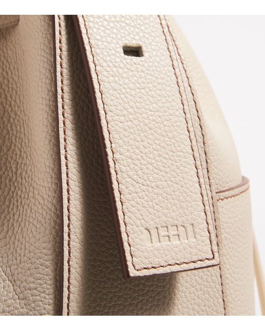ME+EM Natural Leather Drawstring Bucket Bag