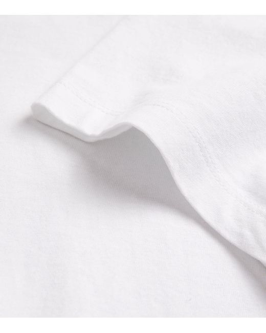 FRAME White Cotton T-Shirt for men