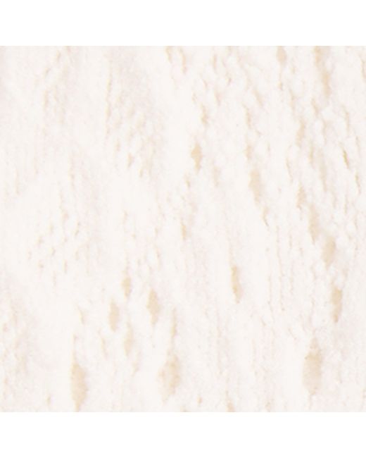 Wolford White Infinite Rose Net Socks