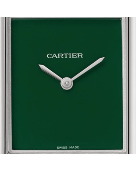 Cartier Green Ca N21 U Steel Lth Wat Tank Must Gre Dia