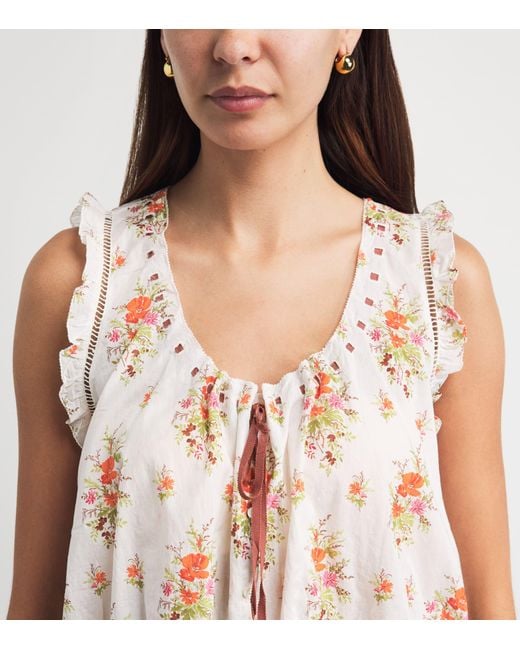 Doen White Organic Cotton Traveler Top