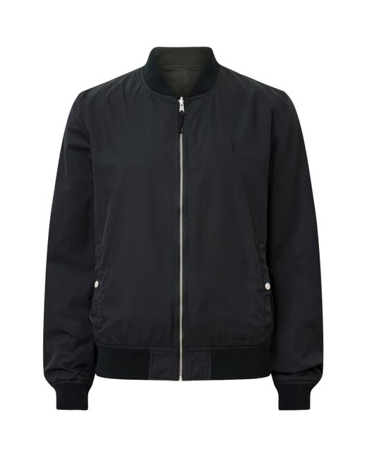 AllSaints Black Reversible Bassett Bomber Jacket for men