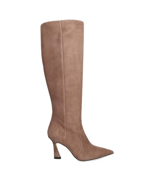 Stuart Weitzman Brown Suede Vinnie Boots 85