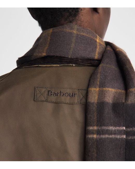 Barbour Brown Waxed Cotton Transport Jacket for men
