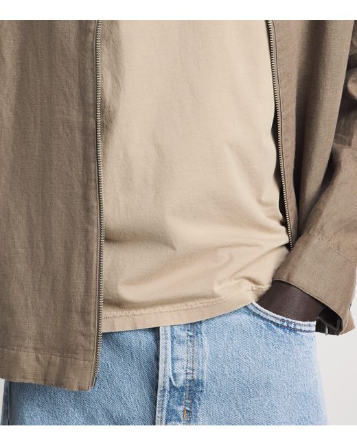 FRAME Natural Cotton T-Shirt for men