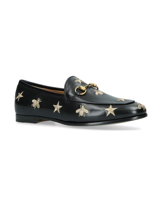 gucci jordaan bee loafer