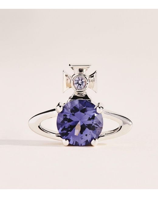 Vivienne Westwood Blue Reina Single Stud Earring for men