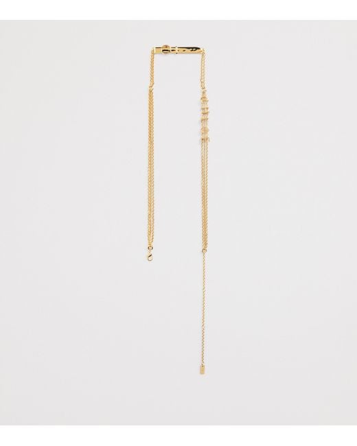 Chloé White Chain Jewel Belt