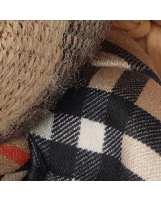 Burberry Natural Scarf And Hat Thomas Bear Charm