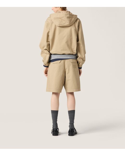 Miu Miu Natural Ripstop Jacket