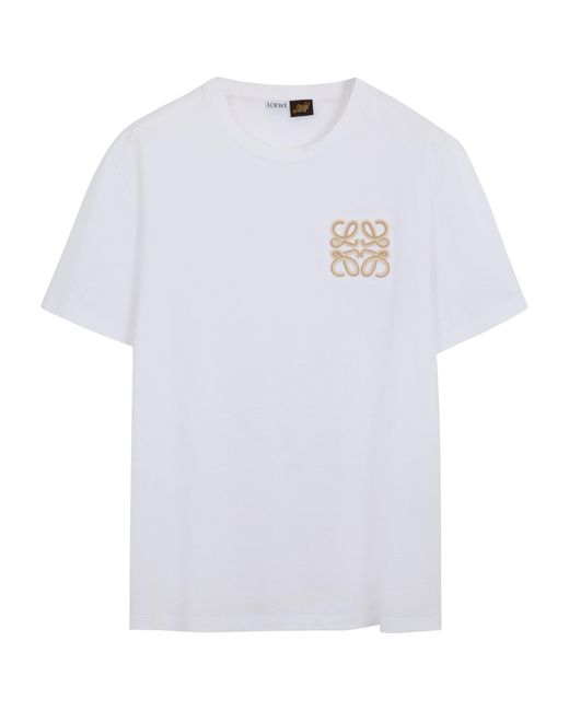 Loewe White X Paula's Ibiza Anagram Relaxed T-Shirt for men