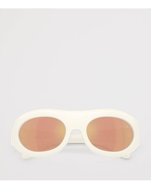 Moncler Pink Injected Ramillon Me8015U Sunglasses