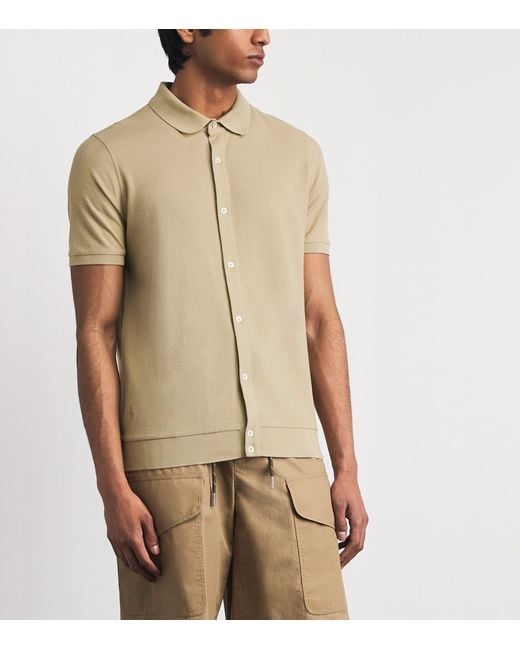 Polo Ralph Lauren Natural Cotton Honeycomb Polo Shirt for men