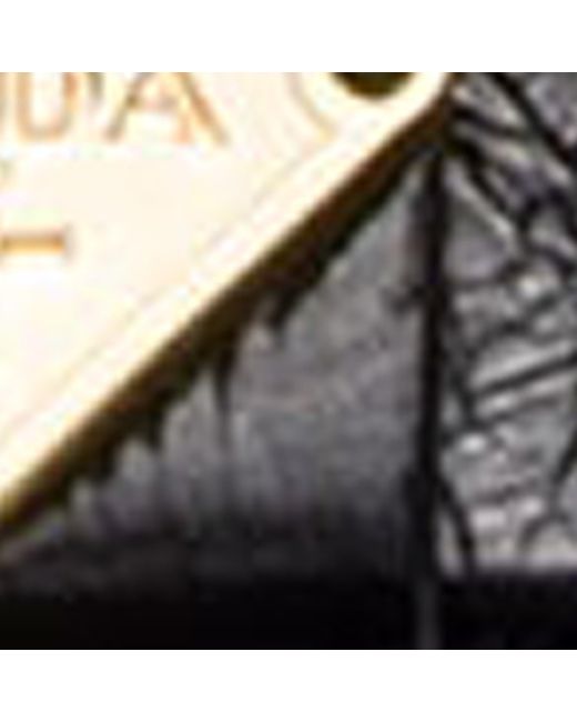 Prada Black Leather Bow Hair Clip