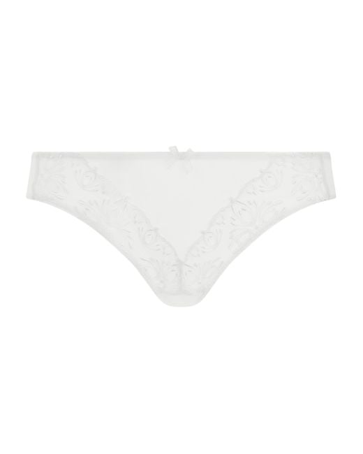Chantelle White Champs Elysees Brazilian Briefs