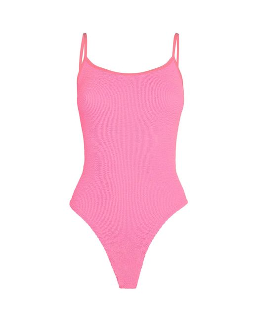 Hunza G Pink Petra Swimsuit