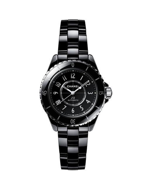 Chanel Black Ceramic And Steel J12 Calibre 12.2 Watch