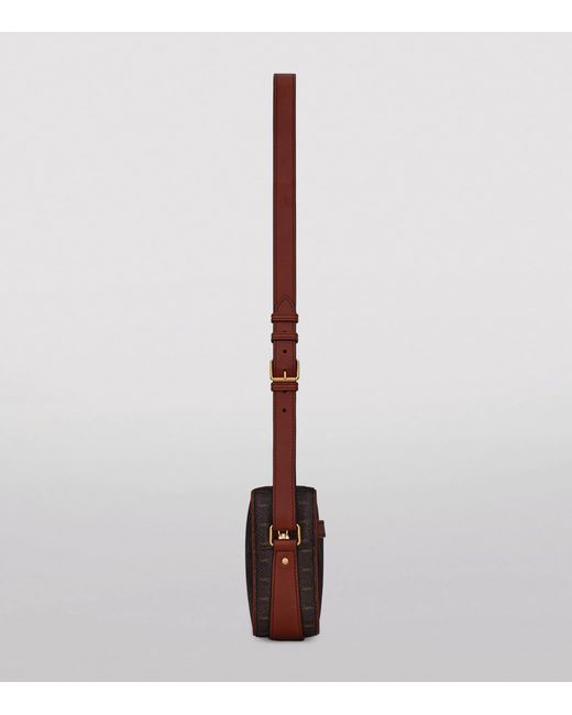 Saint Laurent Brown Medium Monogram Camera Bag for men