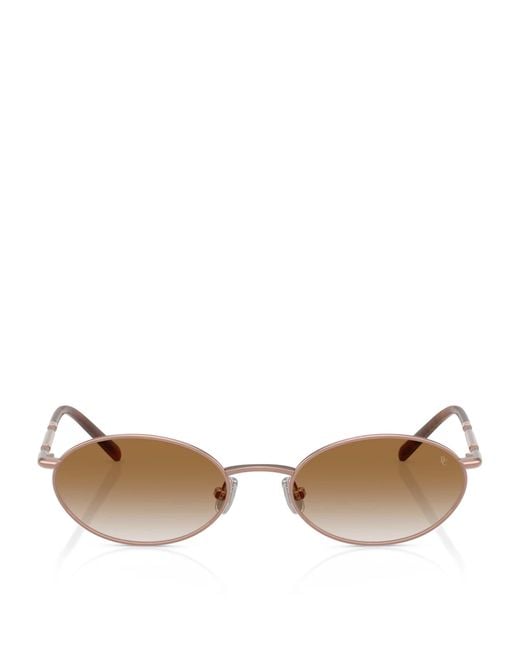 Brunello Cucinelli Natural Titanium Sunglasses
