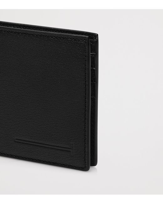 Tom Ford Black Leather Bifold Wallet for men
