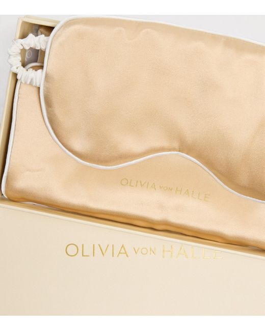 Olivia Von Halle Natural Silk Audrey Eye Mask