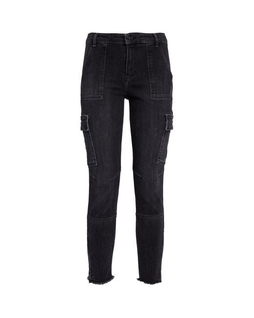AllSaints Black Duran Skinny Cargo Jeans