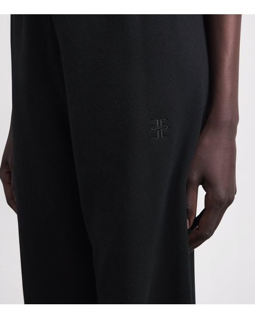 ÉTERNE Black French Terry Sweatpants