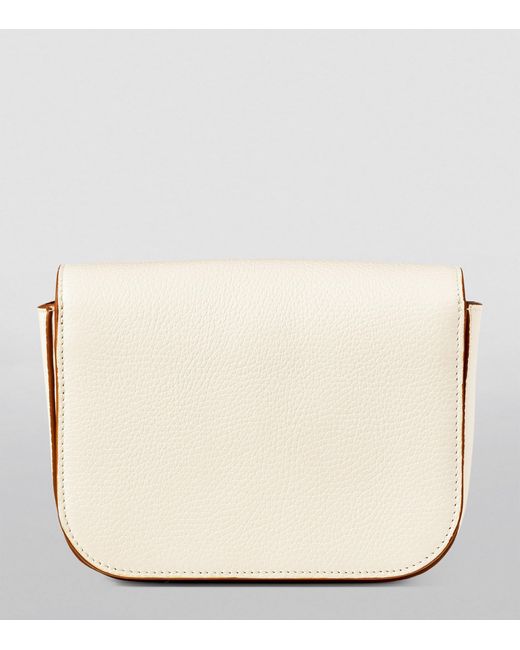 Aspinal Natural Leather Ella Cross-Body Bag