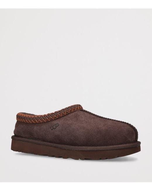 Ugg Brown Suede Tasman Ii Slippers