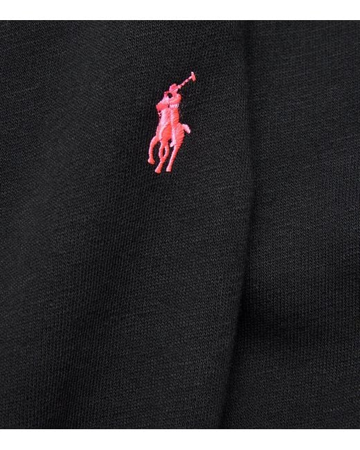 Polo Ralph Lauren Black Cotton-Blend Logo Sweatpants for men