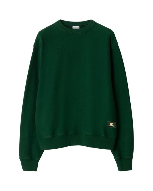 Burberry Green Ekd-patch Sweatshirt for men