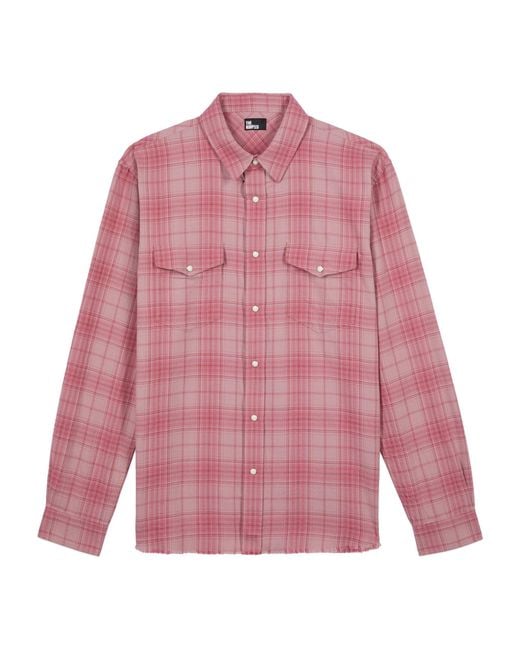 The Kooples Pink Check Shirt for men