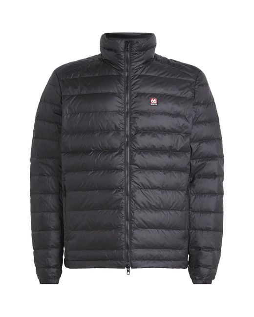 66 North Gray Keilir Quilted Down Gilet for men
