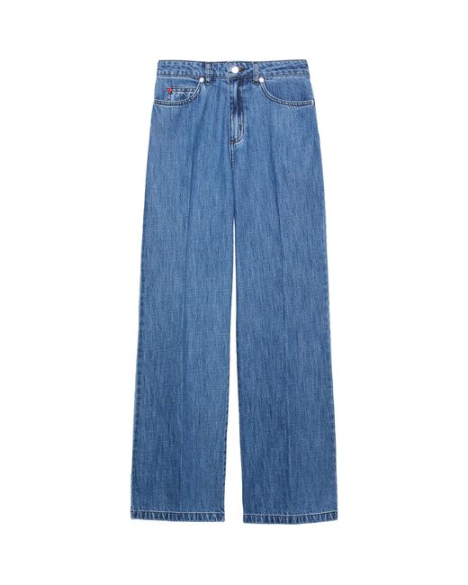 MAX&Co. Blue Wide-Leg Jeans