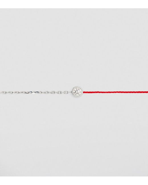 RedLine Metallic And Diamond Pure Double Bracelet