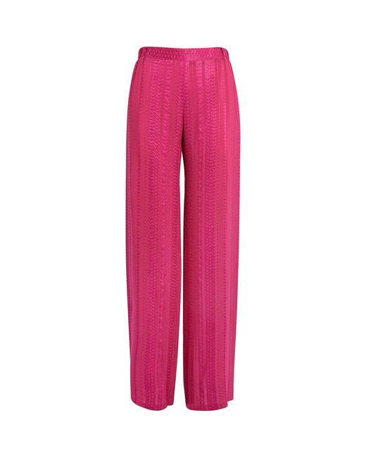 Zeus + Dione Pink Zeus+dione Silk Alcestes Trousers