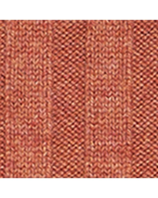 Brunello Cucinelli Orange Cashmere Ribbed Scarf for men