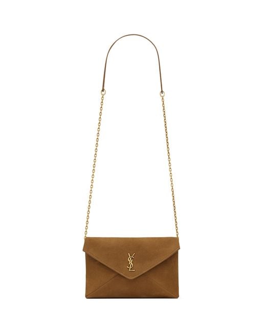 Saint Laurent White Small Envelope Messenger Bag