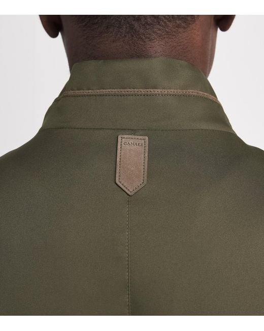 Canali Green High-Neck Gilet for men