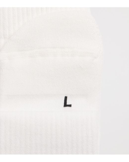 Falke White Ribbed Dynamic Socks for men