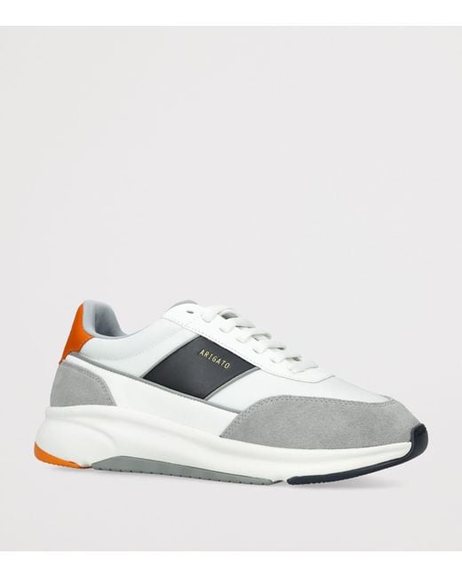 Axel Arigato White Suede Genesis Neo Runner Sneakers for men